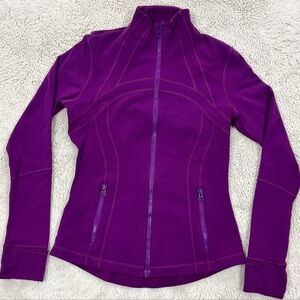 Lululemon Athletica | Define Jacket • Purple • Full Zip Thumbholes | Size 6